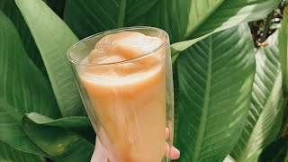 มะยงชิดปั่นดับร้อนง่ายๆ ที่บ้าน mayongchid yogurt smoothie | อยู่บ้านทำอะไร? #01