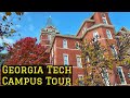 Georgia Tech Campus Tour - Beautiful Fall Day in Atlanta Georgia - College Tour