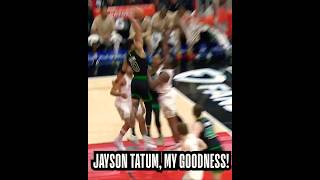 Jayson Tatum Dunks on Jalen Smith in Epic Celtics vs. Bulls Showdown!