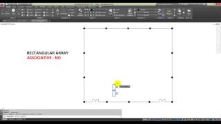 AutoCAD 2016 : Rectangular Array