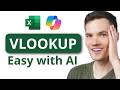 VLOOKUP in Excel with Copilot AI (No Formula Needed!)