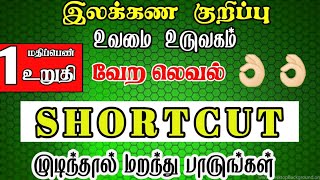 தமிழ் இலக்கண குறிப்பு SHORTCUT