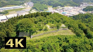 【4K】国指定史跡村上城跡（お城山）空からの絶景 DJI Mavic Pro