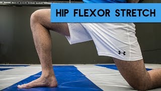 Hip Flexor Stretch for improved trunk ability and fatigue resistance