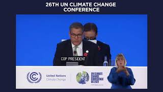 #COP26: Informal stocktaking plenary by COP26 President