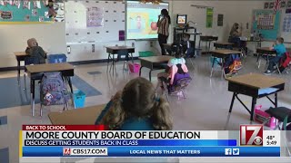 Moore County Board of Education to discuss getting students back in classroom