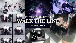 [ENGENE vlog] WALK THE LINE IN FUKUOKA｜DAY1｜福岡PayPayドーム｜DARKMOON制服｜オタ活｜20241228