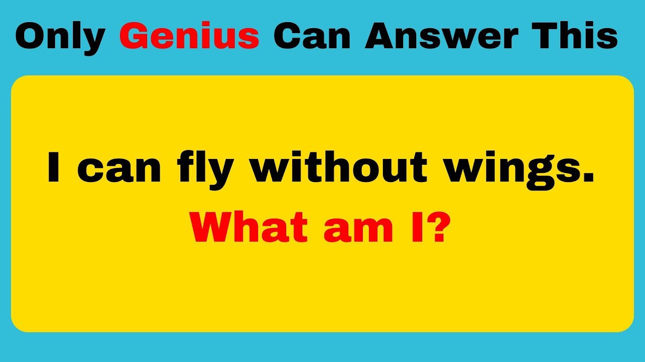 Only A Genius Can Answer 15 Iq Riddles Can You Solve These Tricky
