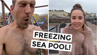 We swam in a FREEZING SEA POOL! (BEST FINNISH SAUNA in Helsinki)