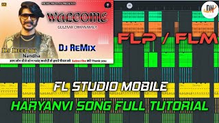 Welcome Remix Gulzar Chaniwala New Haryanvi Song Fl Studio Mobile Full FLP / FLM Project