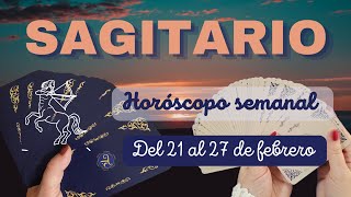 ♐ #SAGITARIO tarot #horóscopo del 21 al 27 de #febrero2022.