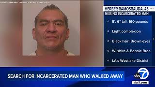 Inmate walks away from reentry program facility in LA, prompting search