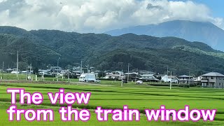 癒しの街・秋田新幹線こまちE6系・盛岡→角館・新幹線の車窓から・Healing Town,View from Super Express.Morioka→Kakunodate.July26.2023