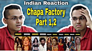 INDIAN Reaction | Bollywood Chapa Factory Part 1,2 | Bollywood Chapa Factory