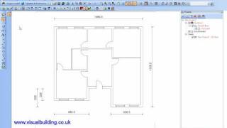 Visual Building Tutorial: Import scanned 2D plan