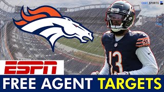 Denver Broncos Top 3 Free Agent Targets For 2025 NFL Free Agency From ESPN