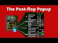 Create a Post-flop Popup for max exploitation in PokerTracker 4