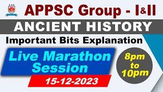 APPSC GROUP-2 | INDIAN ANCIENT HISTORY | #shyaminstitute