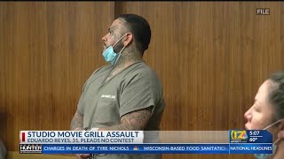 Man accused of pistol-whipping Studio Movie Grill employee makes ‘open plea’