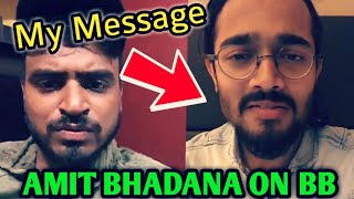 Amit Bhadana Talks About BB Ki Vines *LIVE* | Message For Bhuvan Bam By Amit Bhadana | 10M Race |