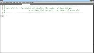 Ruby Programming Tutorial - Lesson 05 Part2 - Data Types and Input