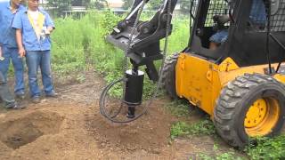 HCN Skid Steer Loader Attachment-Earth Auger