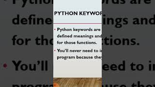 Python Keywords Short | Python programming language | Malayalam Tutorial