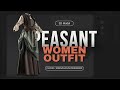 Creating a Stunning Peasant Women Outfit in Clo3D: Step-by-Step Modeling Tutorial