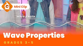 Waves for Kids | Wavelength & Amplitude | Science Lesson for Grades 3-5 | Mini-Clip