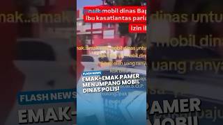 Viral Aksi Emak-emak Pamer Naik Mobil Dinas Polisi, Kasat Lantas Polres Pariaman Langsung Minta Maaf