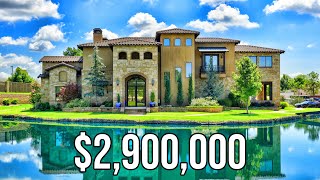 $2.9 Million Mansion with Huge Pond | Mansion Tour