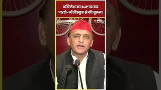 SP प्रमुख Akhilesh Yadav का BJP पर वार #akhileshyadav #samajwadiparty  #shorts #upnews