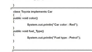 java tutorial for beginners 43 example for interfaces in java