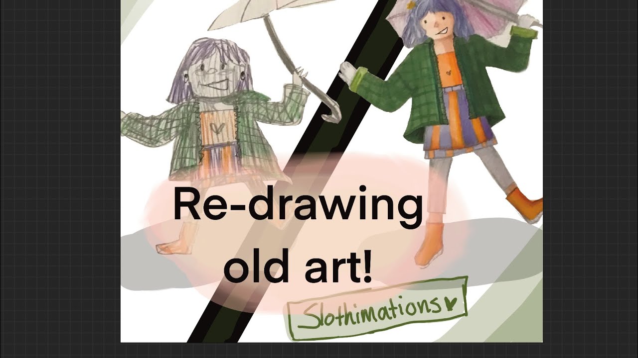 Redrawing Old Drawings Youtube