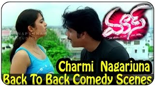 Nagarjuna & Charmi Back To Back Comedy || Mass Movie || Jyothika