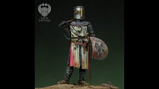 1:32 scale miniature: Leopold V Babenberger, Duke of Austria. 3rd Crusade.