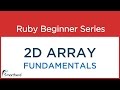 #36 Ruby Tutorial: 2D Array Concept, Fundamentals & Codes