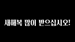 새해기념 정신 놓고 그린 애니메이션