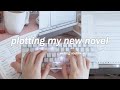 PLOTTING MY NEW NOVEL📖🤍(vlog) + my morning writing routine (as a uni student)