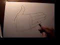 how to draw a hand with spoken explanation