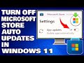 How To Disable Automatic Microsoft Store App Updates in Windows 11 [Guide]