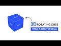 3D Rotating Cube | HTML & CSS