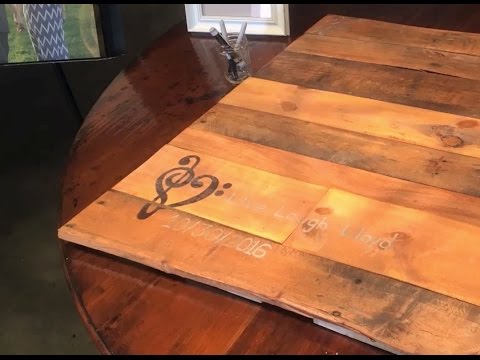 Wedding Guestbook made of Pallet Wood Wedding Guestbook made of Pallet Wood