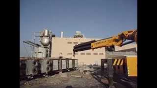 Merjan Dhofar Renting Service : 50 tons Crane and Hi-Up Working Oman, Muscat, Salalah, Middle East