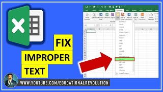 Fixing Improper Capitalization in Excel Using Function
