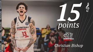 Christian Bishop (15 PTS) | Player Highlights | NYMB v UCAM | #BasketballCL 2024-25