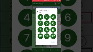 EasyScore 2.0 Interactive Golf Scorecard mobile app (IOS and Android)