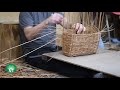 willow basket weaving timelapse fishing creel