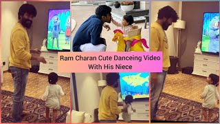 Ram Charan Cute Danceing Video With His Niece Navishka|Sreeja Daughter|