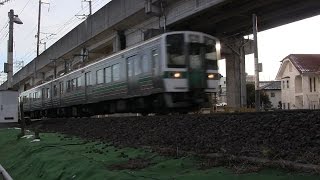 719系0番台 長町駅～仙台駅間にて2